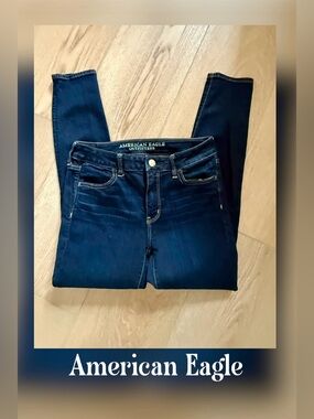 American Eagle Outfitters Navy Blue Women's Skinny Jeans